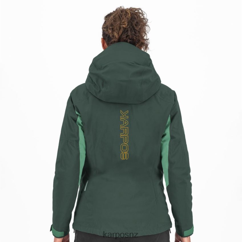 Jacket| JUNGLE GREEN/FROSTY S. 0848P8965 Karpos STORM EVO W JACKET Women
