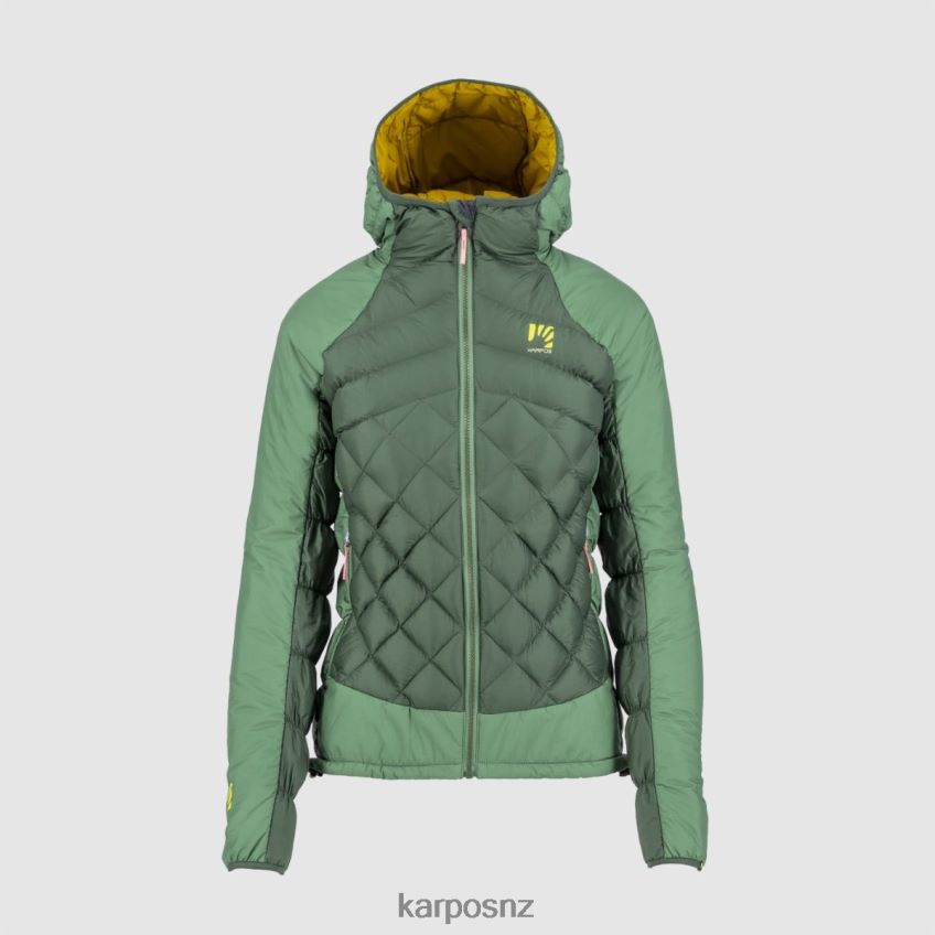Jacket| JUNGLE GREEN/FROSTY S. 0848P8986 Karpos LASTEI ACTIVE PLUS W JACKET Women