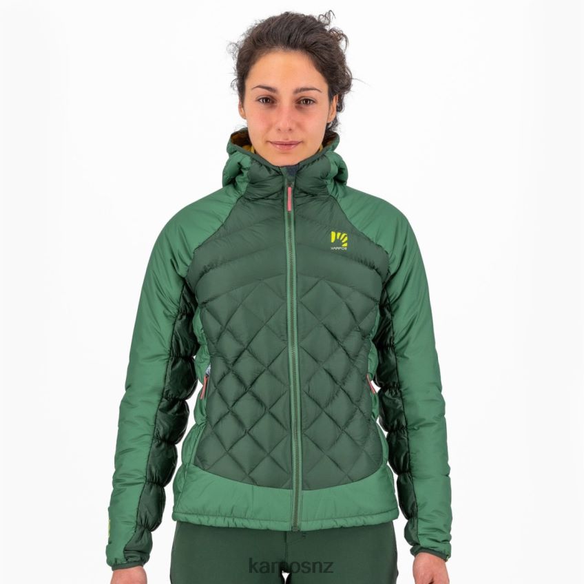 Jacket| JUNGLE GREEN/FROSTY S. 0848P8986 Karpos LASTEI ACTIVE PLUS W JACKET Women