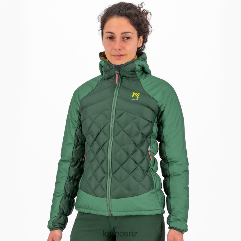 Jacket| JUNGLE GREEN/FROSTY S. 0848P8986 Karpos LASTEI ACTIVE PLUS W JACKET Women