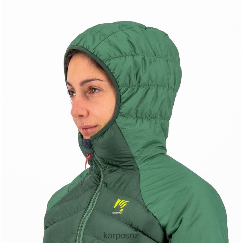 Jacket| JUNGLE GREEN/FROSTY S. 0848P8986 Karpos LASTEI ACTIVE PLUS W JACKET Women