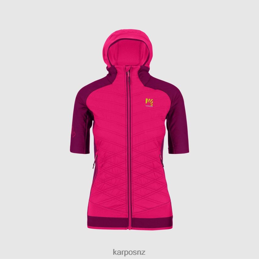 Jacket| PINK/BOYSENBERRY 0848P81045 Karpos ALAGNA EVO W PUFFY Women