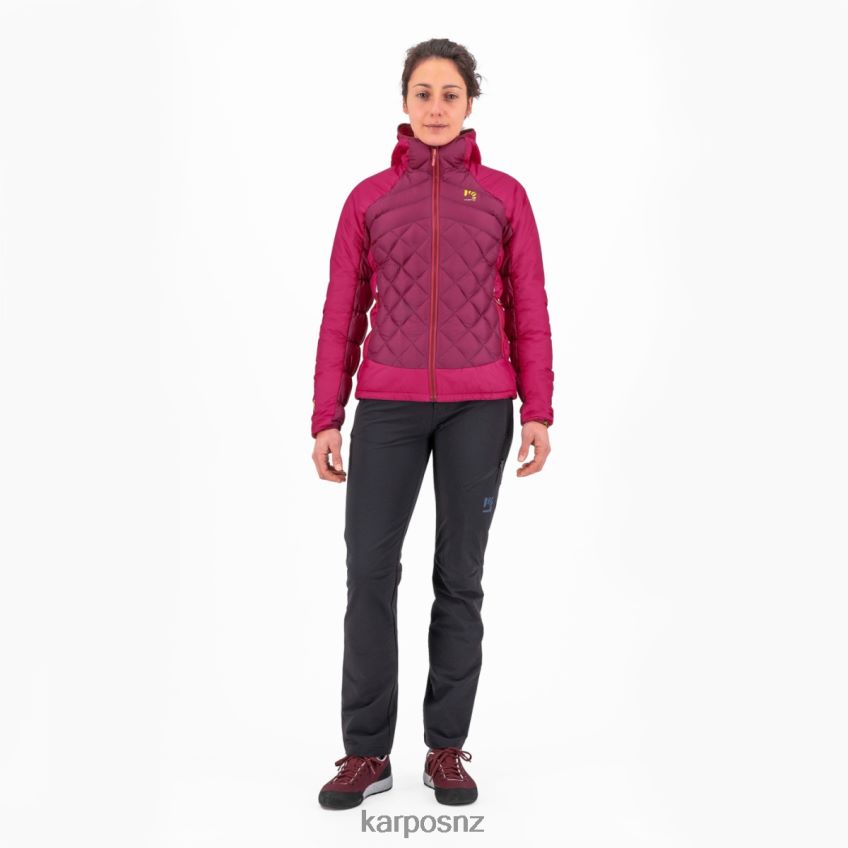 Jacket| RASPBERRY R/CABARET 0848P8987 Karpos LASTEI ACTIVE PLUS W JACKET Women