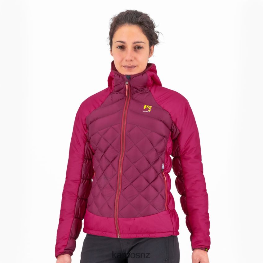 Jacket| RASPBERRY R/CABARET 0848P8987 Karpos LASTEI ACTIVE PLUS W JACKET Women