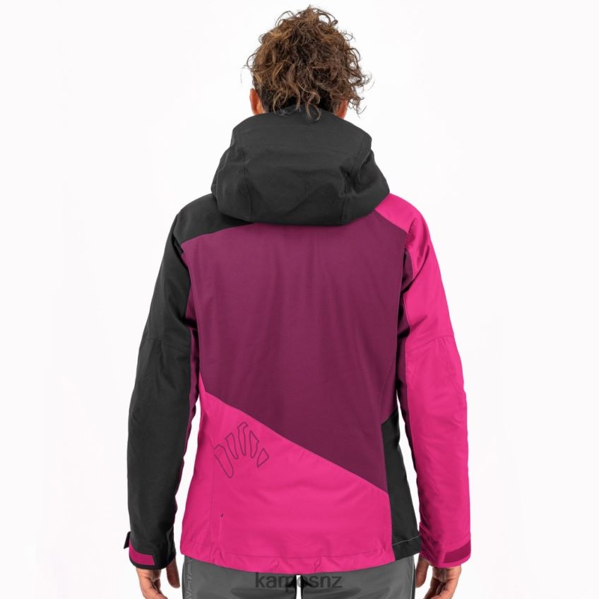 Jacket| RASPBERRY R/CABARET/BLACK 0848P8976 Karpos MARMOLADA W JACKET Women