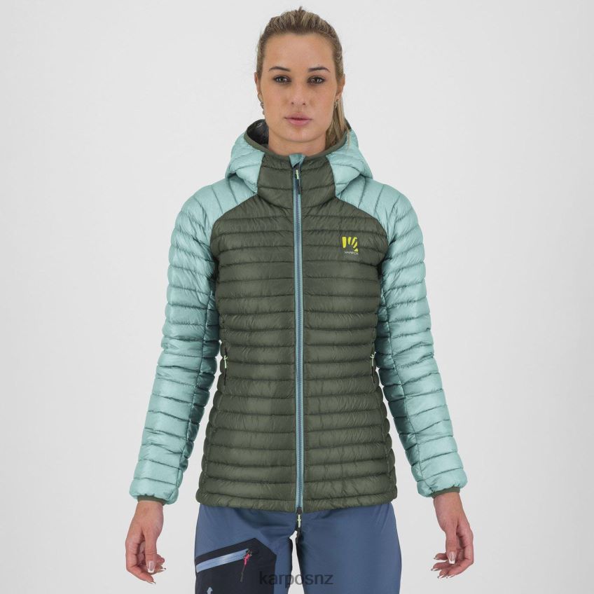 Jacket| THYME/AQUA SKY 0848P8958 Karpos ALAGNA DOWN W JACKET Women