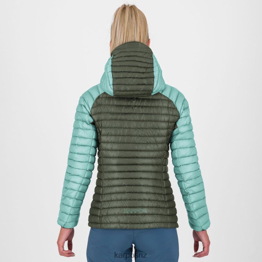 Jacket| THYME/AQUA SKY 0848P8958 Karpos ALAGNA DOWN W JACKET Women