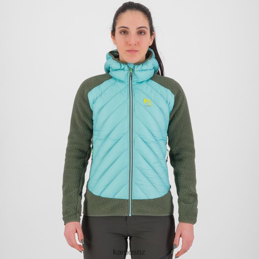 Jacket| THYME/AQUA SKY 0848P8994 Karpos MARMAROLE W TECH JACKET Women