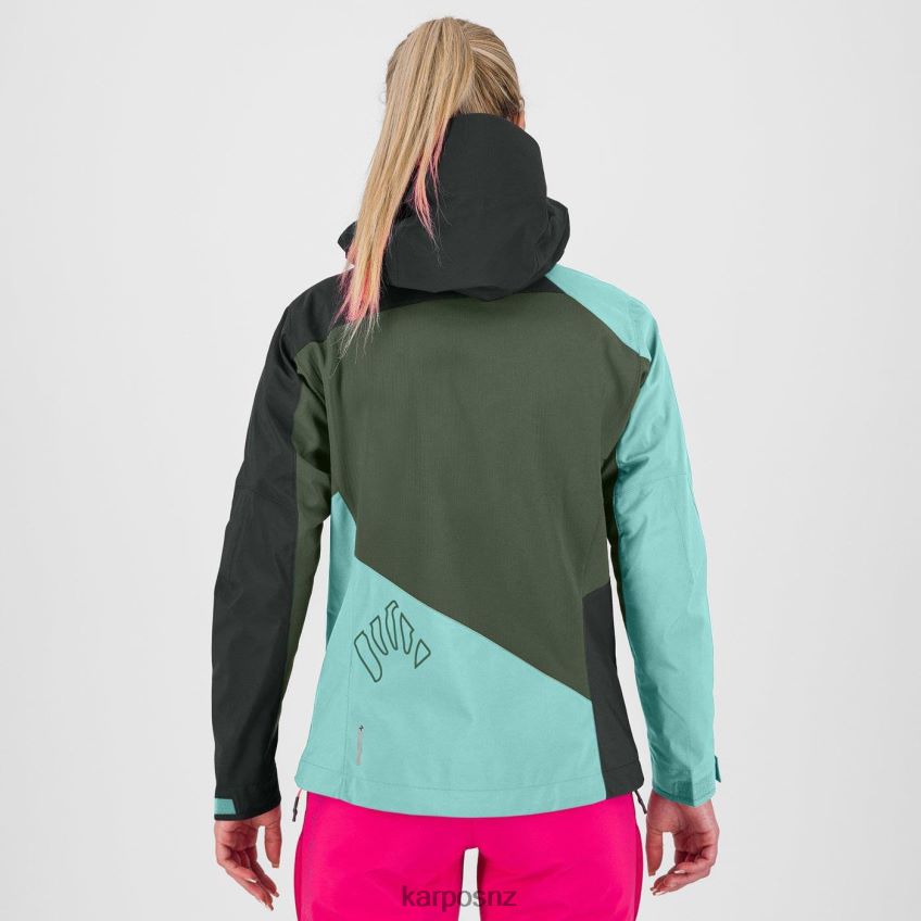 Jacket| THYME/AQUA SKY/BLACK SAND 0848P8978 Karpos MARMOLADA W JACKET Women
