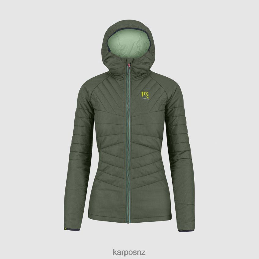 Jacket| THYME/BLACK SAND 0848P8998 Karpos PIAN LONGHI W JACKET Women