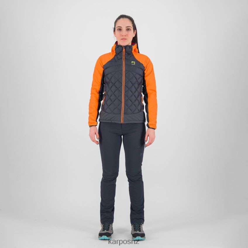 Jacket| VULCAN/VIBRANT ORANGE 0848P8982 Karpos LASTEI ACTIVE PLUS W JACKET Women