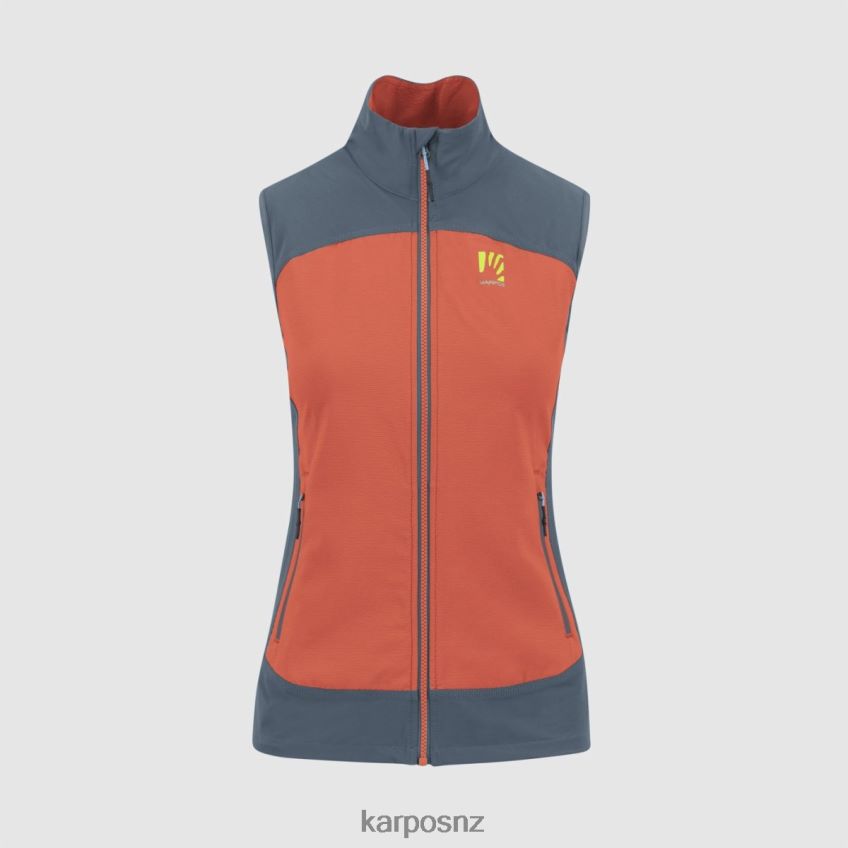 Vest| HOT CORAL/VINTAGE INDIGO 0848P81102 Karpos PARETE W VEST Women
