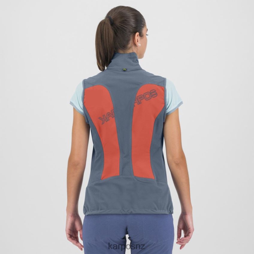 Vest| HOT CORAL/VINTAGE INDIGO 0848P81102 Karpos PARETE W VEST Women