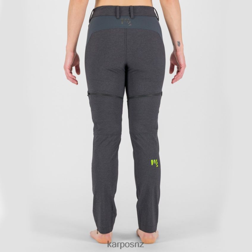 Pant| BLACK/DARK GREY 0848P81429 Karpos SANTA CROCE W ZIP-OFF PANTS Women