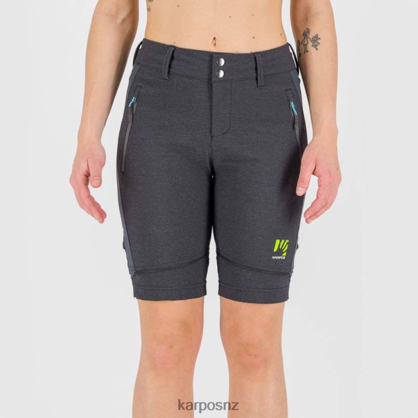 Pant| BLACK/DARK GREY 0848P81429 Karpos SANTA CROCE W ZIP-OFF PANTS Women