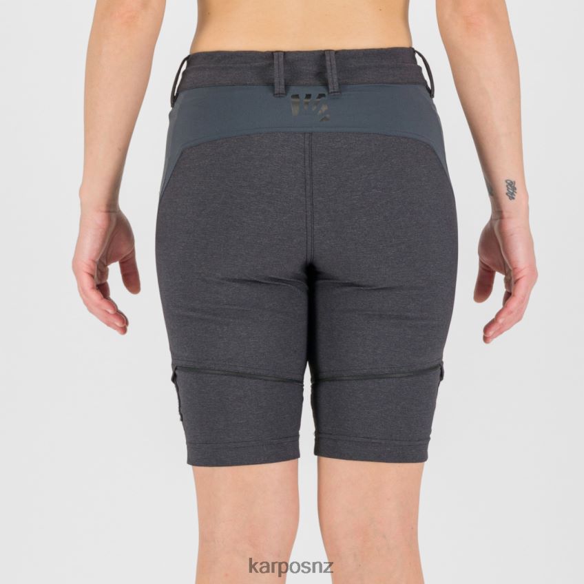 Pant| BLACK/DARK GREY 0848P81429 Karpos SANTA CROCE W ZIP-OFF PANTS Women