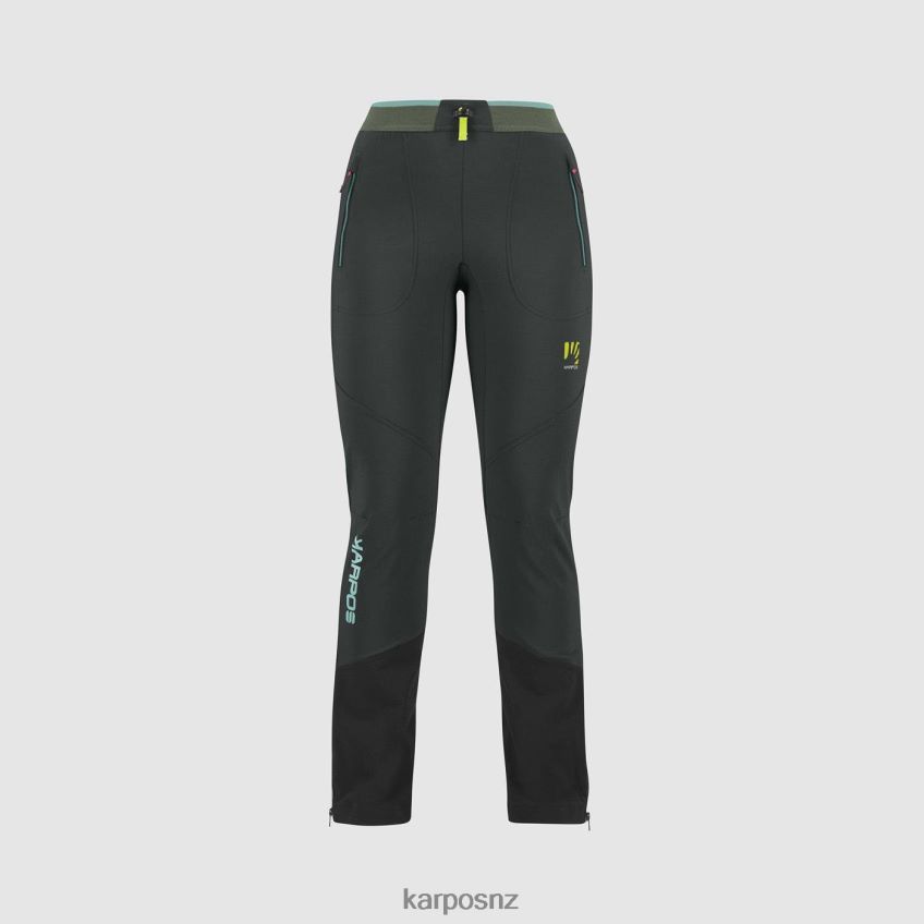 Pant| BLACK SAND/THYME 0848P81410 Karpos ALAGNA PLUS EVO W PANT Women
