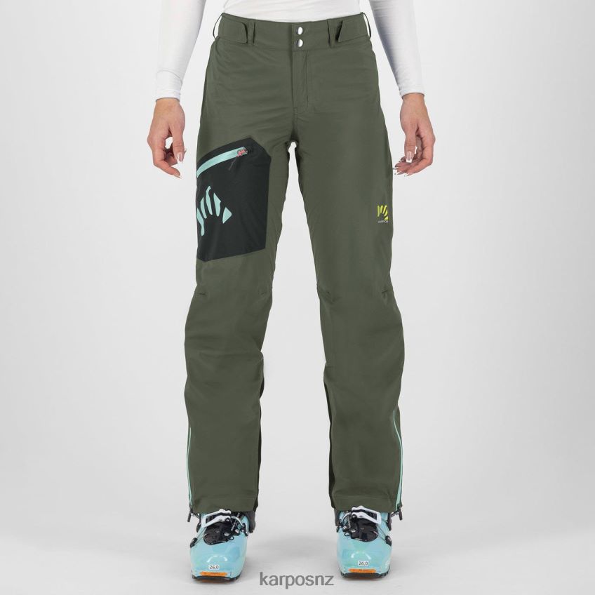 Pant| THYME/BLACK SAND 0848P81391 Karpos VALSESIA SHELL W PANT Women