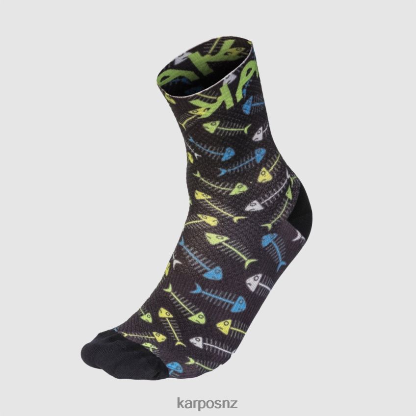 Sock| BLACK/GREEN F/YELLOW F/WHITE 0848P8926 Karpos GREEN FIRE SOCKS Women