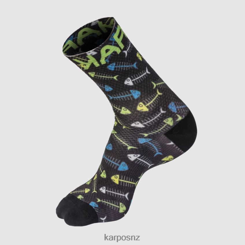 Sock| BLACK/GREEN F/YELLOW F/WHITE 0848P8926 Karpos GREEN FIRE SOCKS Women