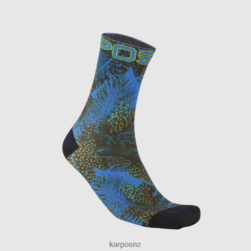 Sock| BLACK/INDIGO/HIGHT VISIBILITY 0848P8924 Karpos GREEN FIRE SOCKS Women