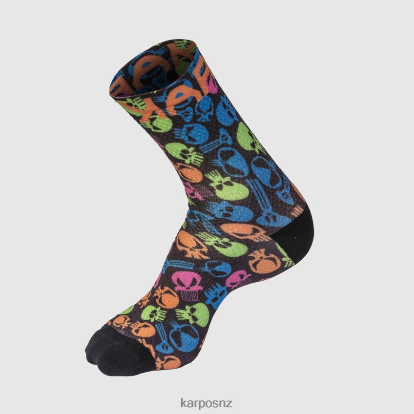 Sock| BLACK/MULTICOLOR 0848P8923 Karpos GREEN FIRE SOCKS Women