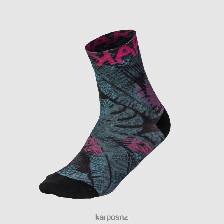 Sock| BLACK/OMBRE BLUE/AQUAMARINE/SP 0848P81624 Karpos GREEN FIRE W SOCKS Women