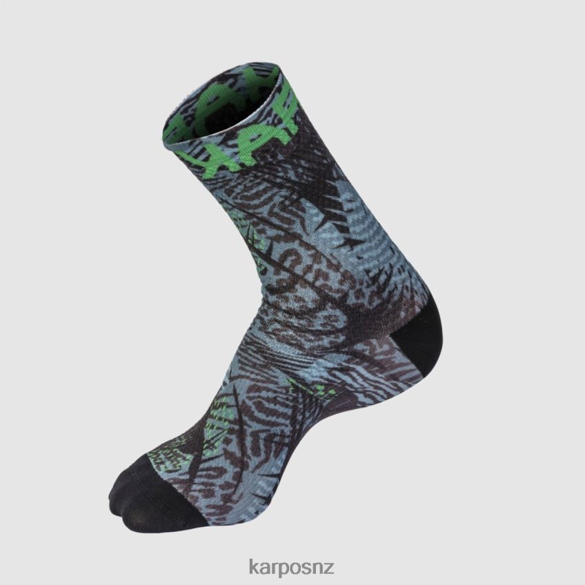 Sock| DARK GREY/GREEN FLUO 0848P8927 Karpos GREEN FIRE SOCKS Women