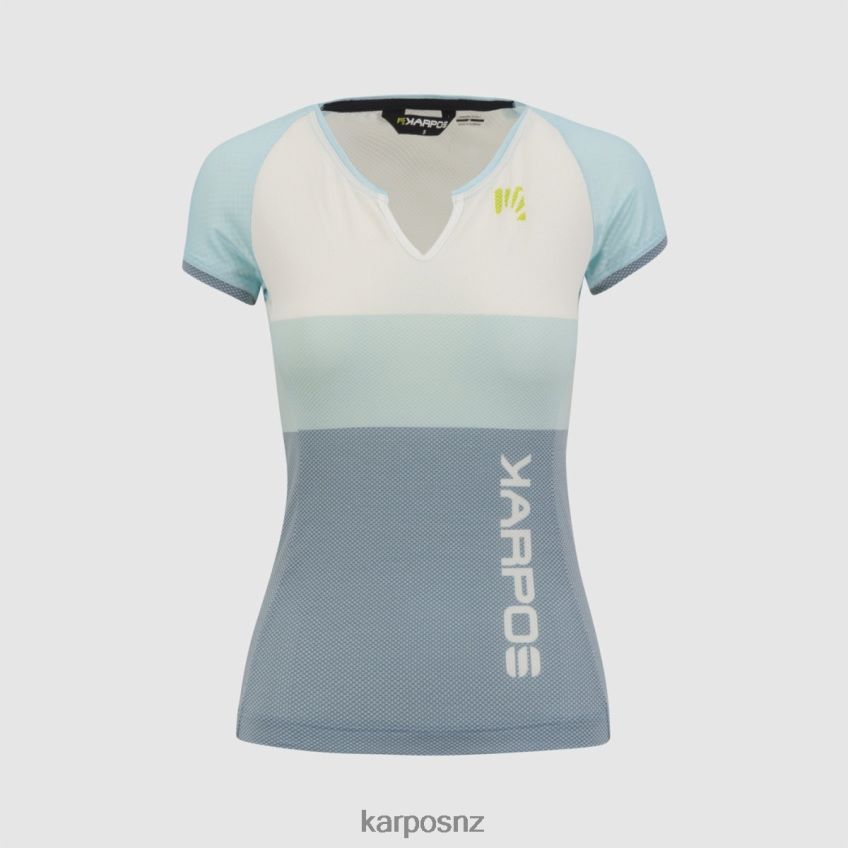 T-Shirt| AQUAMARINE/WHITE/SPRING LAKE 0848P81247 Karpos MOVED EVO W JERSEY Women