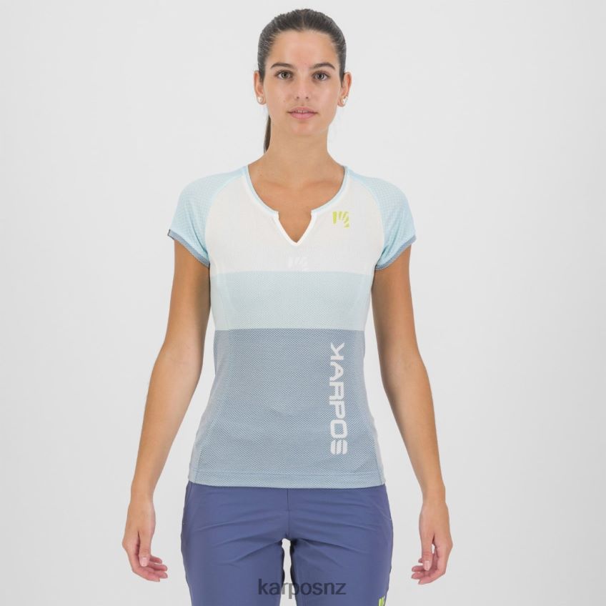 T-Shirt| AQUAMARINE/WHITE/SPRING LAKE 0848P81247 Karpos MOVED EVO W JERSEY Women
