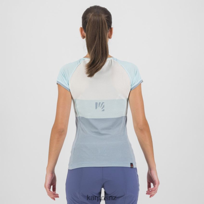 T-Shirt| AQUAMARINE/WHITE/SPRING LAKE 0848P81247 Karpos MOVED EVO W JERSEY Women