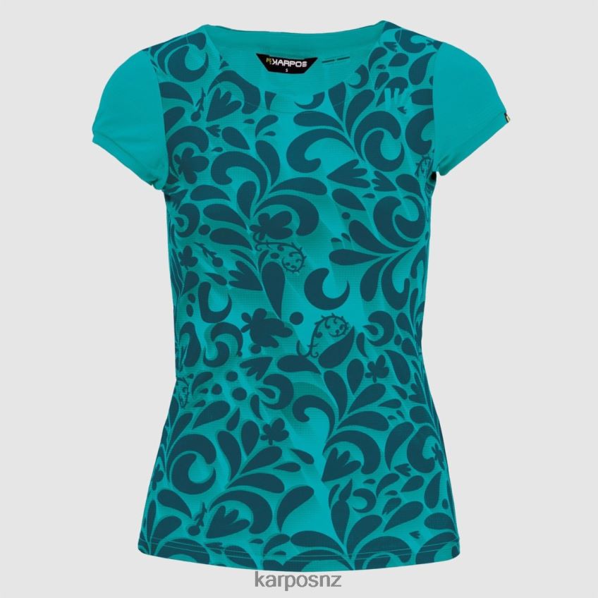 T-Shirt| BLUEBIRD/MOROCCAN BLUE 0848P81307 Karpos LOMA PRINT W JERSEY Women