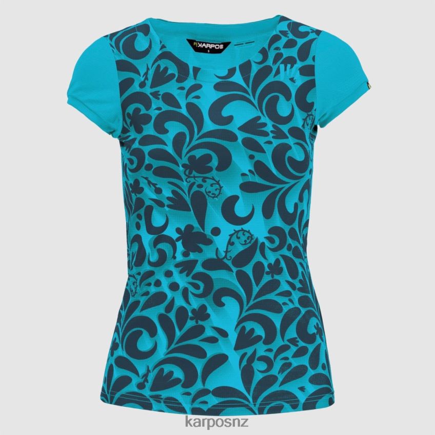 T-Shirt| BLUE ATOLL/SKY CAPTAIN 0848P81305 Karpos LOMA PRINT W JERSEY Women