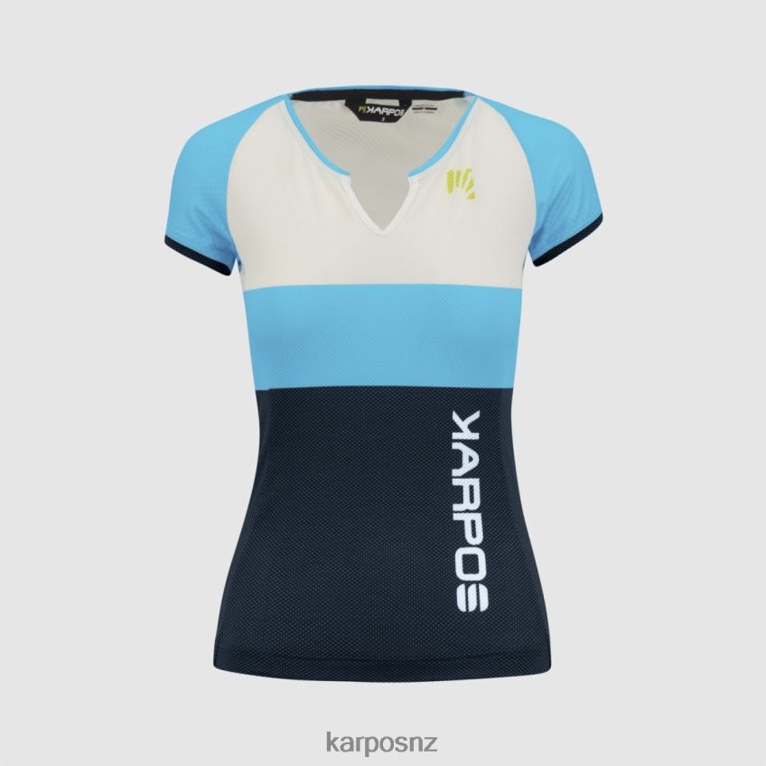 T-Shirt| BLUE ATOLL/WHITE/SKY CAPTAIN 0848P81245 Karpos MOVED EVO W JERSEY Women