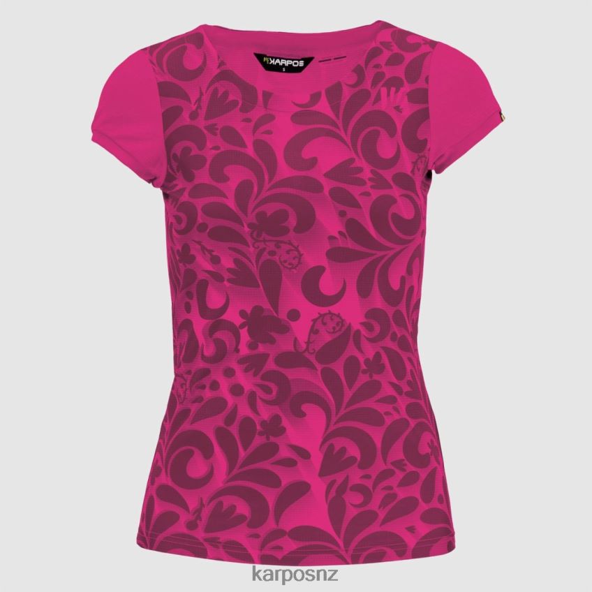 T-Shirt| CABARET/WHITE 0848P81309 Karpos LOMA PRINT W JERSEY Women