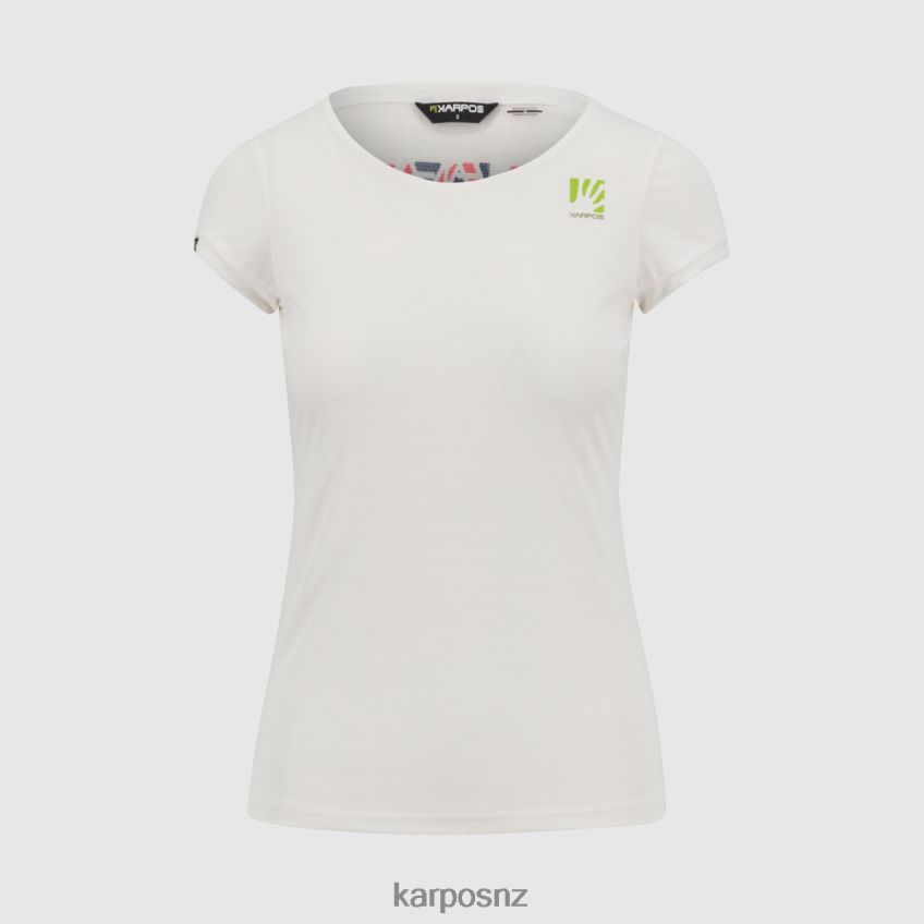 T-Shirt| CLOUD DANCER/HOT CORAL/VINTAGE 0848P81376 Karpos LOMA W JERSEY Women