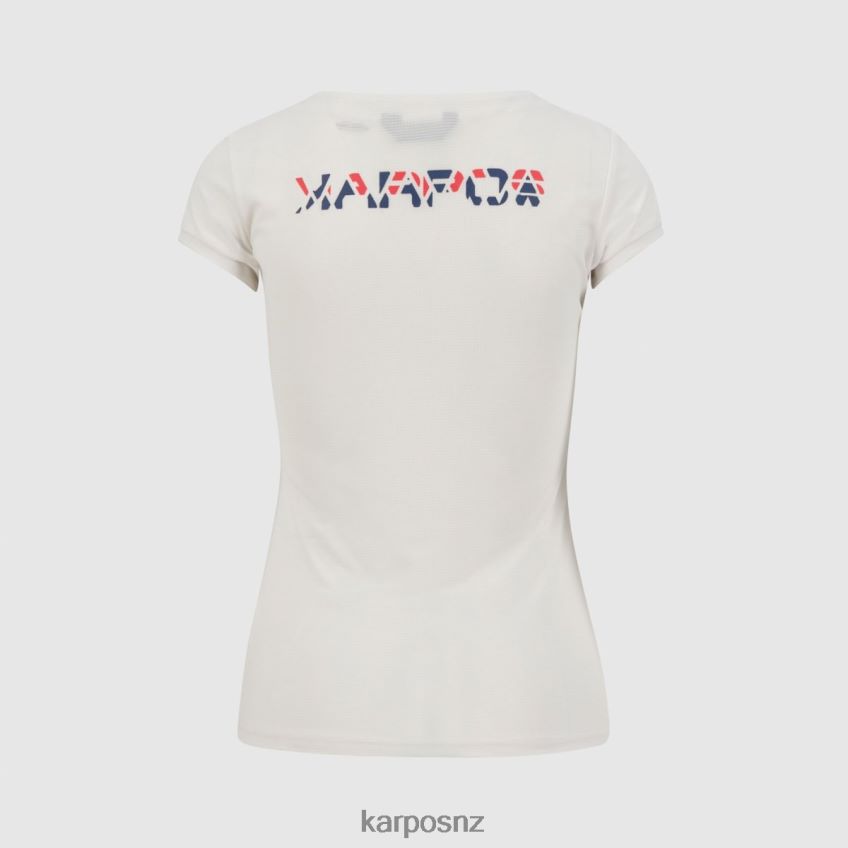 T-Shirt| CLOUD DANCER/HOT CORAL/VINTAGE 0848P81376 Karpos LOMA W JERSEY Women