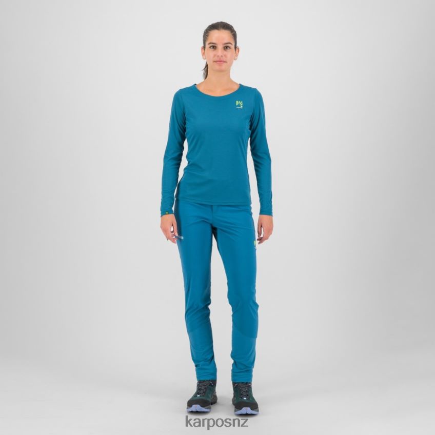 T-Shirt| CORSAIR/ADRIATIC BLUE/LEMON CU 0848P81311 Karpos LOMA W JERSEY LS Women