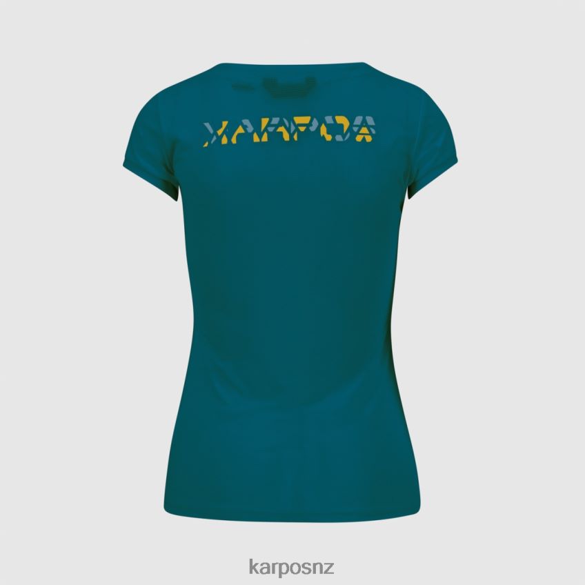 T-Shirt| CORSAIR/ADRIATIC BLUE/LEMON CU 0848P81371 Karpos LOMA W JERSEY Women
