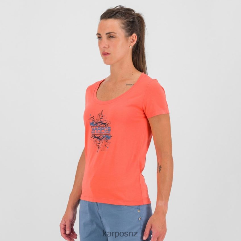 T-Shirt| HOT CORAL 0848P81333 Karpos CROCUS W T-SHIRT Women