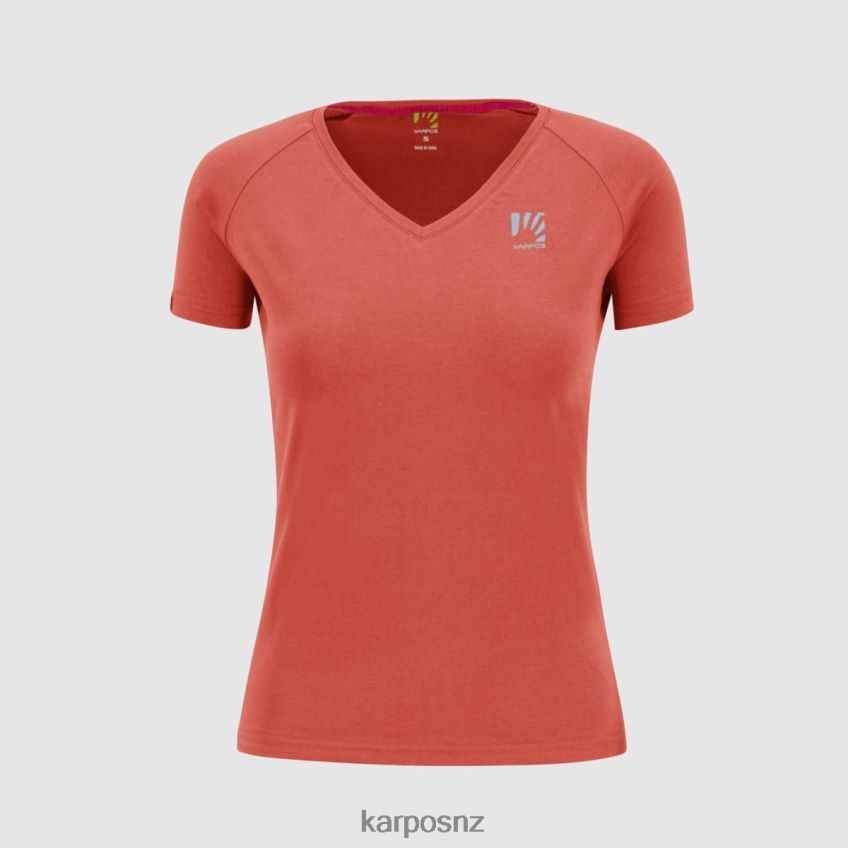 T-Shirt| HOT CORAL 0848P81366 Karpos GENZIANELLA W T-SHIRT Women