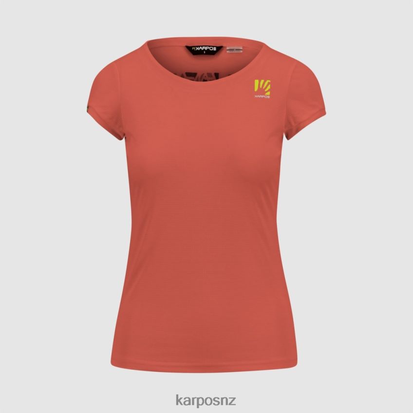 T-Shirt| HOT CORAL/VINTAGE INDIGO/CLOUD 0848P81370 Karpos LOMA W JERSEY Women