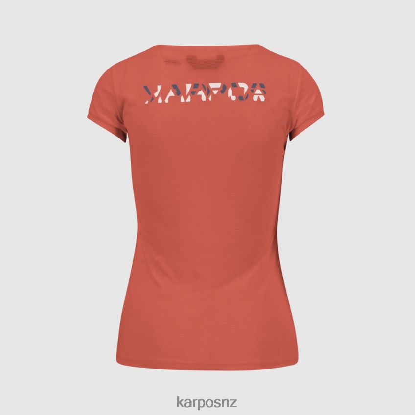 T-Shirt| HOT CORAL/VINTAGE INDIGO/CLOUD 0848P81370 Karpos LOMA W JERSEY Women
