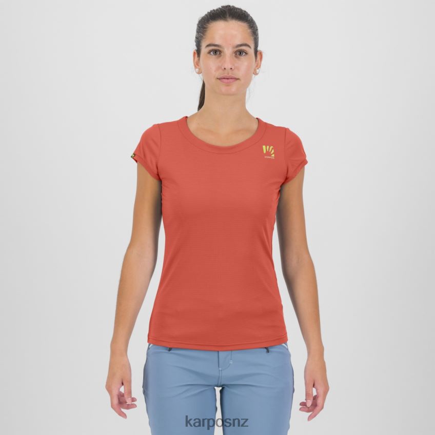 T-Shirt| HOT CORAL/VINTAGE INDIGO/CLOUD 0848P81370 Karpos LOMA W JERSEY Women