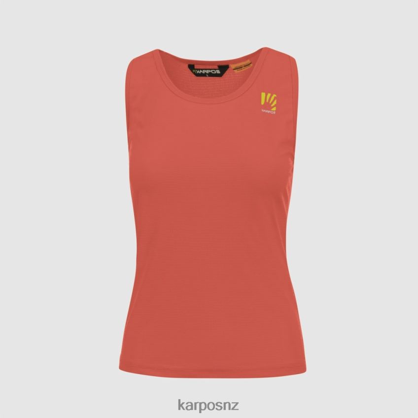 T-Shirt| HOT CORAL/VINTAGE INDIGO/CLOUD 0848P81382 Karpos LOMA W TOP Women