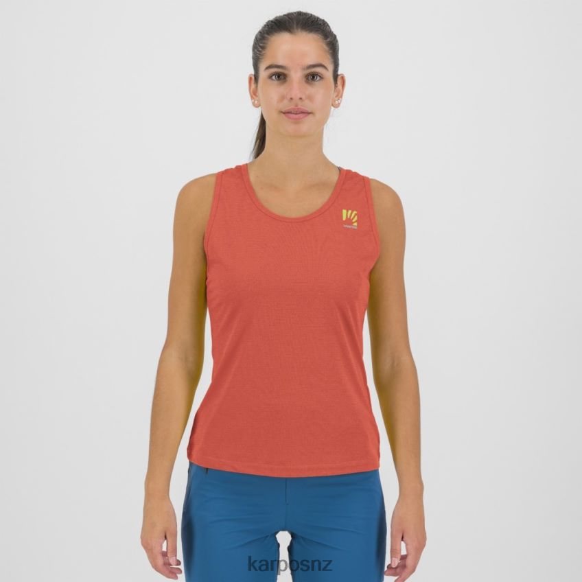 T-Shirt| HOT CORAL/VINTAGE INDIGO/CLOUD 0848P81382 Karpos LOMA W TOP Women