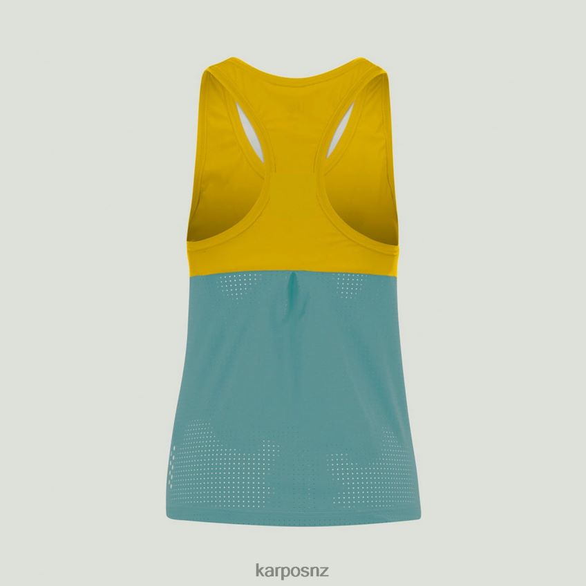 T-Shirt| LEMON CURRY/ADRIATIC BLUE 0848P81348 Karpos QUICK W TOP Women