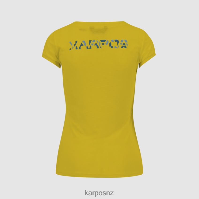 T-Shirt| LEMON CURRY/ADRIATIC BLUE/CORS 0848P81377 Karpos LOMA W JERSEY Women