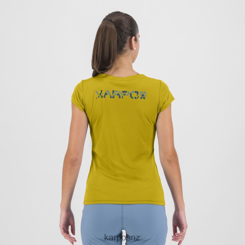 T-Shirt| LEMON CURRY/ADRIATIC BLUE/CORS 0848P81377 Karpos LOMA W JERSEY Women