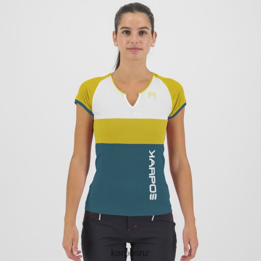 T-Shirt| LEMON CURRY/WHITE/CORSAIR 0848P81249 Karpos MOVED EVO W JERSEY Women